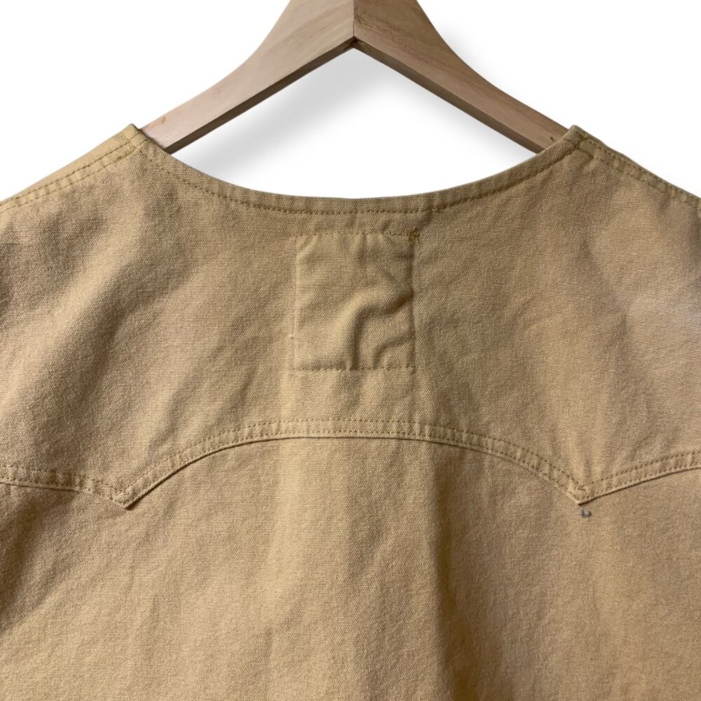 Vintage Schaefer Outfitters Brushcloth Vest Sz‎ 3XL Western Cowboy Workwear Y2K - Picture 10 of 10